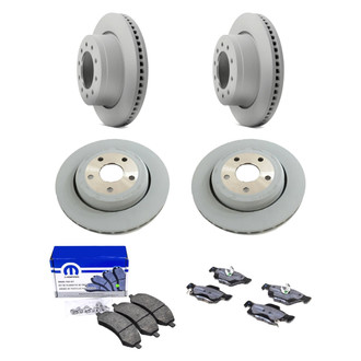 Mopar® - Front and Rear Brake Kit with Semi-Metallic Pads