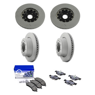 Mopar® - Front and Rear Brake Kit with Semi-Metallic Pads