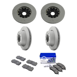 Mopar® - Front and Rear Brake Kit with Semi-Metallic Pads
