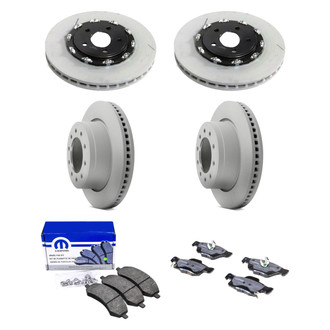 Mopar® - Front and Rear Brake Kit with Semi-Metallic Pads