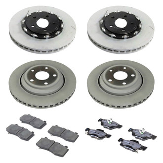 Mopar® - Front and Rear Brake Kit with Semi-Metallic Pads
