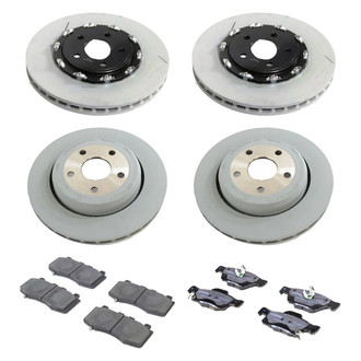 Mopar® - Front and Rear Brake Kit with Semi-Metallic Pads