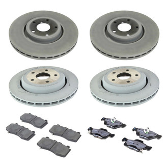 Mopar® - Front and Rear Brake Kit with Semi-Metallic Pads