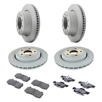 Mopar® - Front and Rear Brake Kit with Semi-Metallic Pads