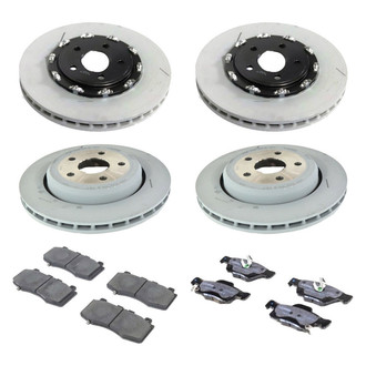Mopar® - Front and Rear Brake Kit with Semi-Metallic Pads
