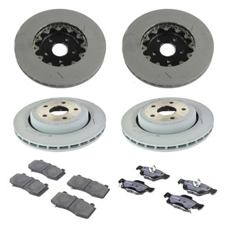 Mopar® - Front and Rear Brake Kit with Semi-Metallic Pads