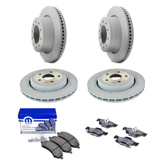 Mopar® - Front and Rear Brake Kit with Semi-Metallic Pads