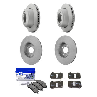 Mopar® - Front and Rear Brake Kit with Semi-Metallic Pads