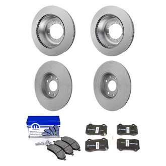 Mopar® - Front and Rear Brake Kit with Semi-Metallic Pads