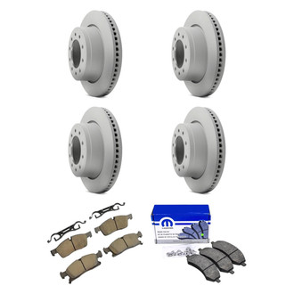 Mopar® - Front and Rear Brake Kit with Semi-Metallic Pads