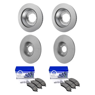 Mopar® - Front and Rear Brake Kit with Semi-Metallic Pads