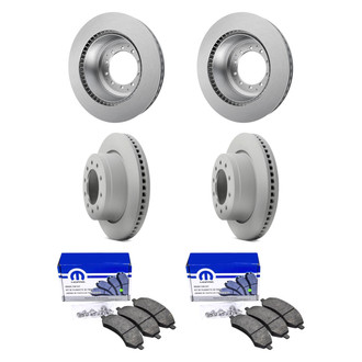Mopar® - Front and Rear Brake Kit with Semi-Metallic Pads