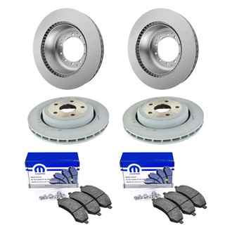 Mopar® - Front and Rear Brake Kit with Semi-Metallic Pads