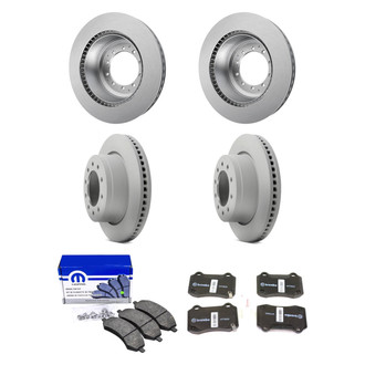 Mopar® - Front and Rear Brake Kit with Semi-Metallic Pads