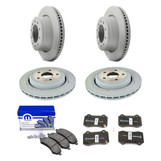 Mopar® - Front and Rear Brake Kit with Semi-Metallic Pads