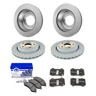 Mopar® - Front and Rear Brake Kit with Semi-Metallic Pads