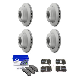 Mopar® - Front and Rear Brake Kit with Semi-Metallic Pads