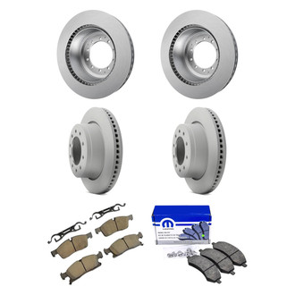 Mopar® - Front and Rear Brake Kit with Semi-Metallic Pads