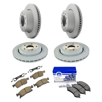 Mopar® - Front and Rear Brake Kit with Semi-Metallic Pads