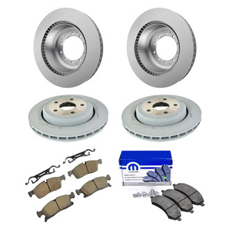 Mopar® - Front and Rear Brake Kit with Semi-Metallic Pads