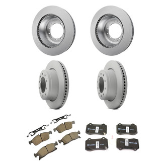 Mopar® - Front and Rear Brake Kit with Semi-Metallic Pads
