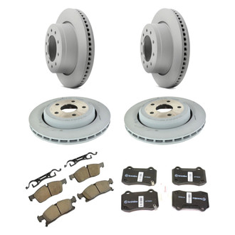 Mopar® - Front and Rear Brake Kit with Semi-Metallic Pads