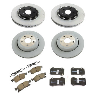 Mopar® - Front and Rear Brake Kit with Semi-Metallic Pads