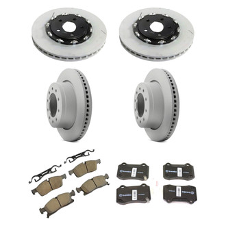Mopar® - Front and Rear Brake Kit with Semi-Metallic Pads