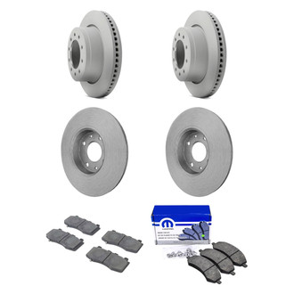 Mopar® - Front and Rear Brake Kit with Semi-Metallic Pads