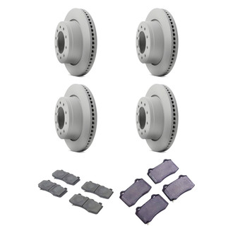 Mopar® - Front and Rear Brake Kit with Semi-Metallic Pads
