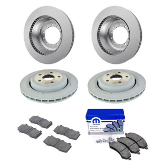 Mopar® - Front and Rear Brake Kit with Semi-Metallic Pads