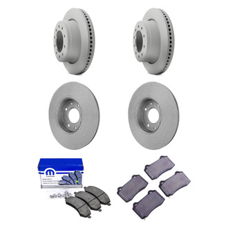 Mopar® - Front and Rear Brake Kit with Semi-Metallic Pads