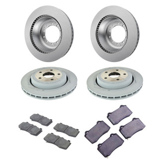 Mopar® - Front and Rear Brake Kit with Semi-Metallic Pads
