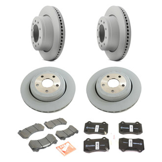 Mopar® - Front and Rear Brake Kit with Semi-Metallic Pads
