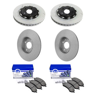 Mopar® - Front and Rear Brake Kit with Semi-Metallic Pads