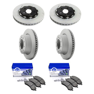 Mopar® - Front and Rear Brake Kit with Semi-Metallic Pads