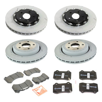 Mopar® - Front and Rear Brake Kit with Semi-Metallic Pads