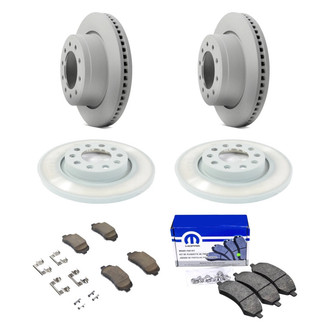 Mopar® - Front and Rear Brake Kit with Semi-Metallic Pads