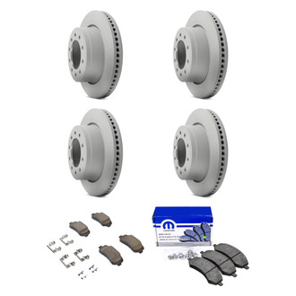 Mopar® - Front and Rear Brake Kit with Semi-Metallic Pads