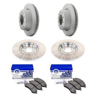 Mopar® - Front and Rear Brake Kit with Semi-Metallic Pads