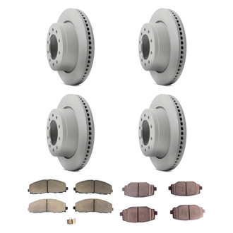 Mopar® - Front and Rear Brake Kit with Semi-Metallic Pads