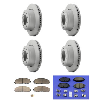 Mopar® - Front and Rear Brake Kit with Semi-Metallic Pads
