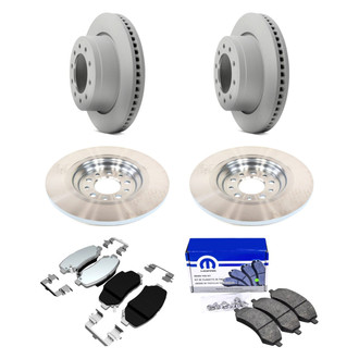 Mopar® - Front and Rear Brake Kit with Semi-Metallic Pads
