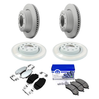 Mopar® - Front and Rear Brake Kit with Semi-Metallic Pads