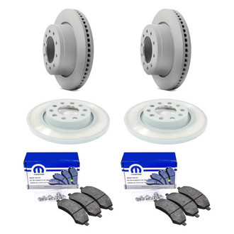 Mopar® - Front and Rear Brake Kit with Semi-Metallic Pads