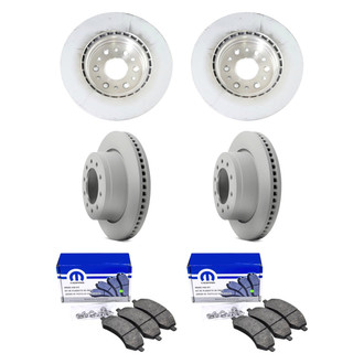 Mopar® - Front and Rear Brake Kit with Semi-Metallic Pads