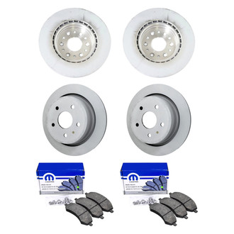 Mopar® - Front and Rear Brake Kit with Semi-Metallic Pads