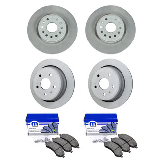 Mopar® - Front and Rear Brake Kit with Semi-Metallic Pads
