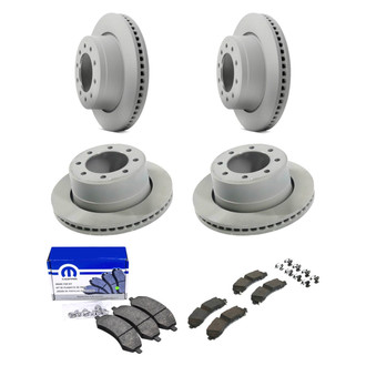Mopar® - Front and Rear Brake Kit with Semi-Metallic Pads
