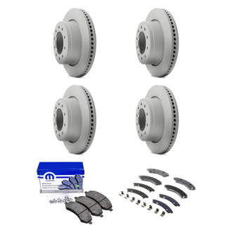 Mopar® - Front and Rear Brake Kit with Semi-Metallic Pads